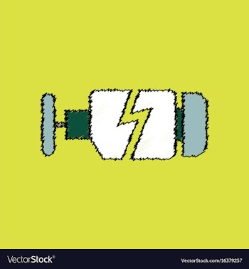 Flat icon design collection broken engine in vector image