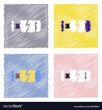 Flat icon design collection broken engine in vector image