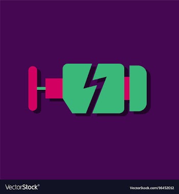 Flat icon design collection broken engine in vector image