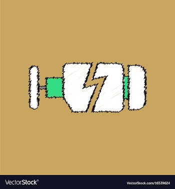 Flat icon design collection broken engine in vector image