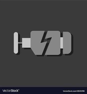 Flat icon design collection broken engine in vector image