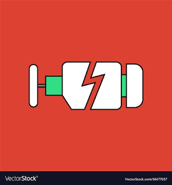 Flat icon design collection broken engine vector image