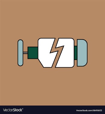 Flat icon design collection broken engine vector image