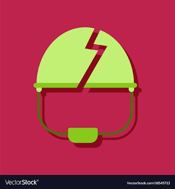 Flat icon design collection broken military vector image