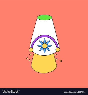 Flat icon design collection bucket and sand vector image