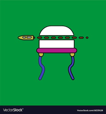 Flat icon design collection bullet pierced the vector image
