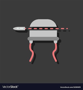 Flat icon design collection bullet pierced the vector image
