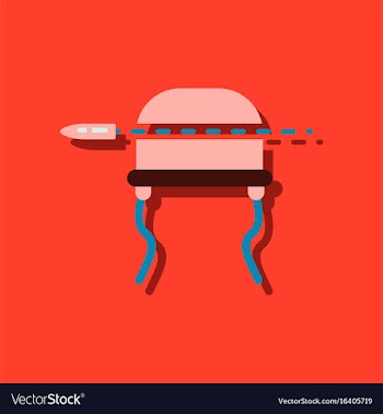 Flat icon design collection bullet pierced the vector image