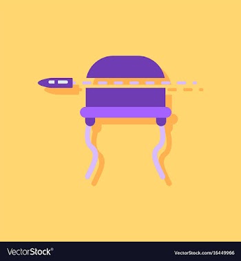 Flat icon design collection bullet pierced the vector image
