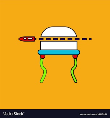 Flat icon design collection bullet pierced the vector image
