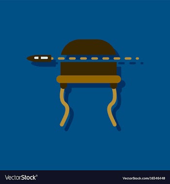 Flat icon design collection bullet pierced the vector image