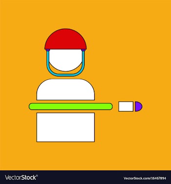 Flat icon design collection bullet wounded soldier vector image