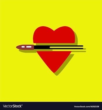 Flat icon design collection bullet wounded the vector image