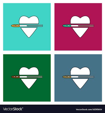 Flat icon design collection bullet wounded the vector image