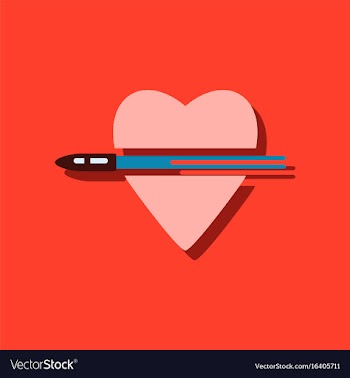 Flat icon design collection bullet wounded the vector image