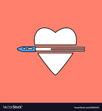 Flat icon design collection bullet wounded the vector image