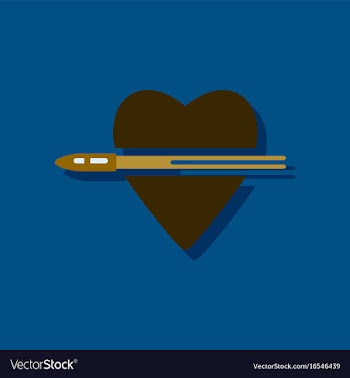 Flat icon design collection bullet wounded the vector image
