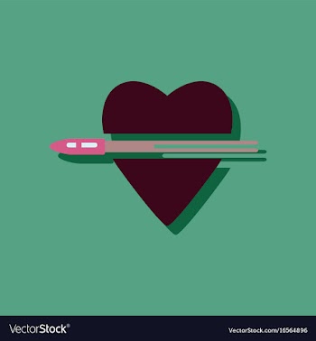Flat icon design collection bullet wounded the vector image