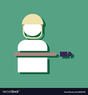 Flat icon design collection bullet wounded vector image