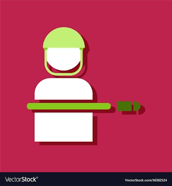 Flat icon design collection bullet wounded vector image