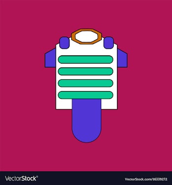 Flat icon design collection bulletproof vest vector image