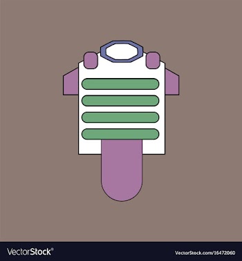 Flat icon design collection bulletproof vest vector image