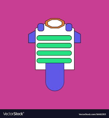 Flat icon design collection bulletproof vest vector image