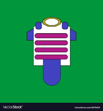 Flat icon design collection bulletproof vest vector image