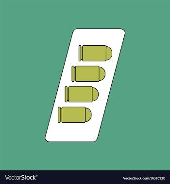 Flat icon design collection bullets in magazine vector image