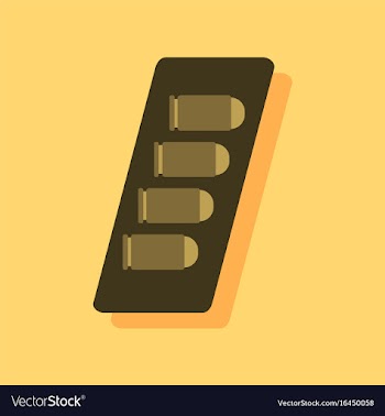 Flat icon design collection bullets in magazine vector image