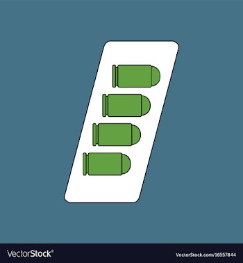 Flat icon design collection bullets in magazine vector image