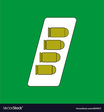 Flat icon design collection bullets in magazine vector image
