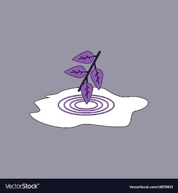 Flat icon design collection bush and puddle vector image