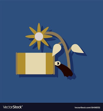 Flat icon design collection canned and flower in vector image