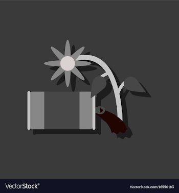 Flat icon design collection canned and flower in vector image