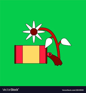 Flat icon design collection canned and flower vector image