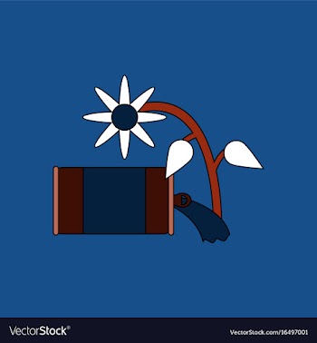 Flat icon design collection canned and flower vector image