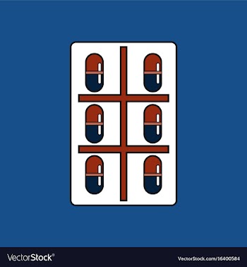 Flat icon design collection capsule pack vector image