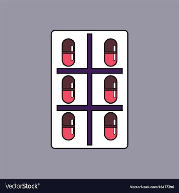 Flat icon design collection capsule pack vector image
