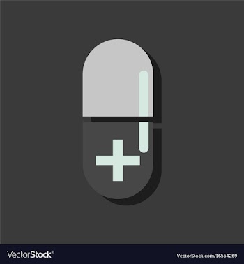 Flat icon design collection capsule with cross in vector image