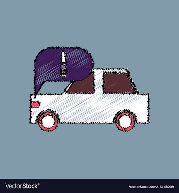 Flat icon design collection car and detail in vector image