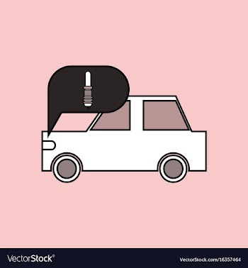 Flat icon design collection car and detail vector image
