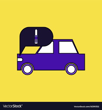 Flat icon design collection car and detail vector image
