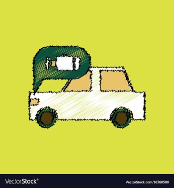Flat icon design collection car and engine in vector image