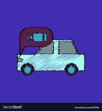 Flat icon design collection car and engine in vector image