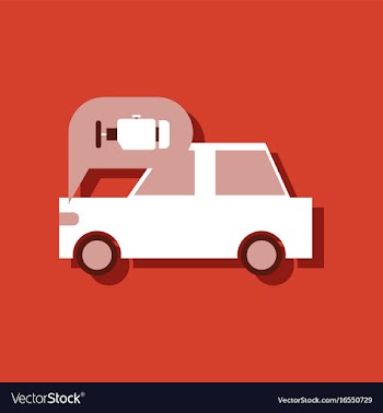 Flat icon design collection car and engine in vector image