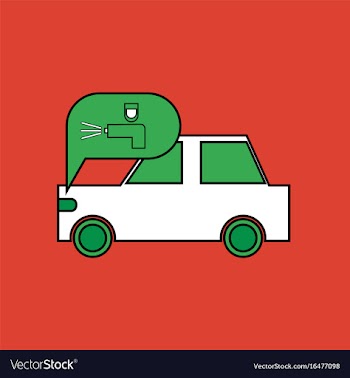 Flat icon design collection car and sound signal vector image