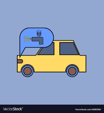Flat icon design collection car and sound signal vector image