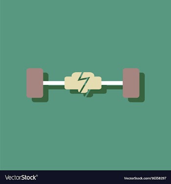 Flat icon design collection car chassis in vector image