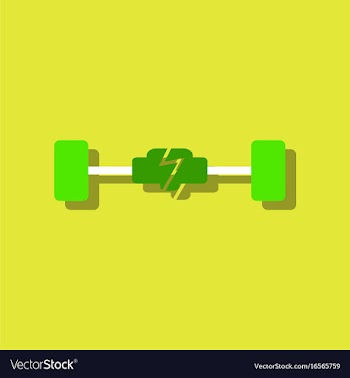 Flat icon design collection car chassis in vector image
